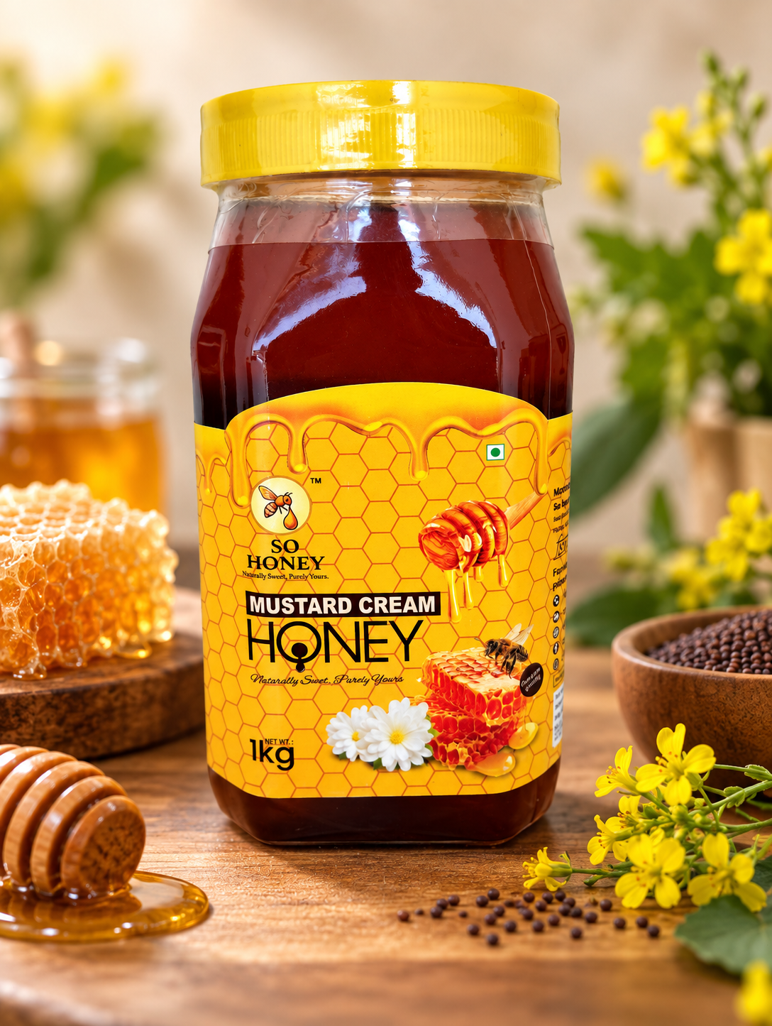 Mustard Cream Honey